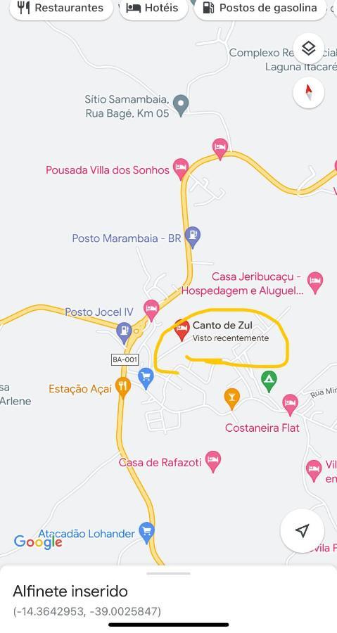 Pousada Canto De Zul Itacaré Exterior foto